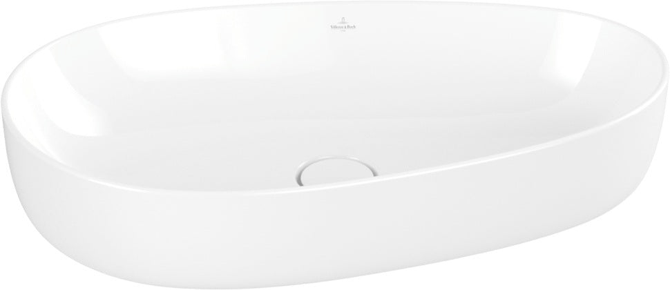 Villeroy & Boch Aufsatzwaschbecken Antao 4A7240 asymmetrisch Almond CeramicPlus 400 mm