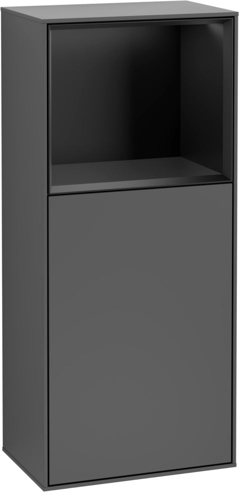Villeroy & Boch Finion Seitenschrank G510GF, 418 mm, Glossy White Lacquer, mit Beleuchtung