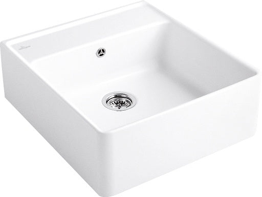 Villeroy & Boch Spülstein Einzelbecken 632062 – Rechteck Ivory CeramicPlus 595x630mm