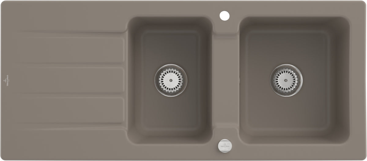 Villeroy & Boch Einbauspüle Architectura 80 338001R1 Weiß Alpin CeramicPlus 1160x510 mm