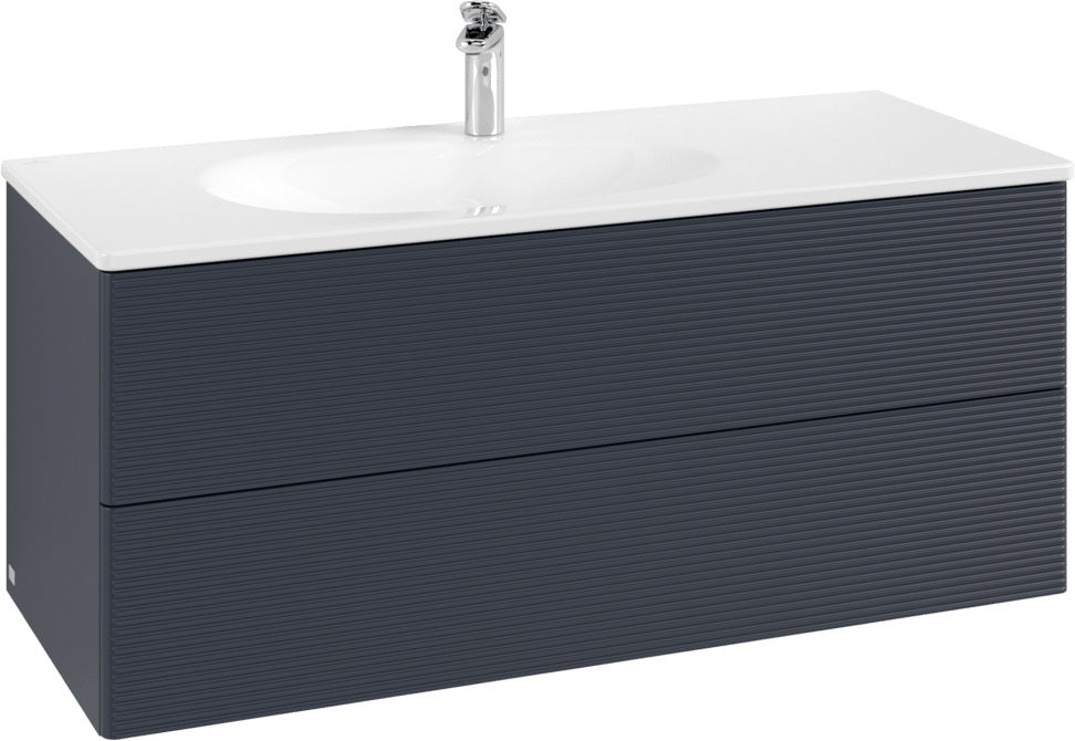 Villeroy & Boch Antao Waschtischunterschrank 1188 mm Glossy White Lacquer mit Beleuchtung