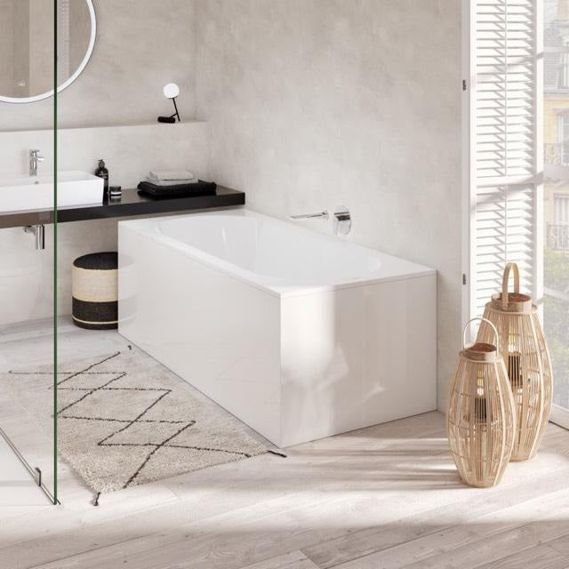 Villeroy & Boch Rechteck-Badewanne Oberon UBQ160OBE2V 1600x750mm Weiß Alpin Quaryl