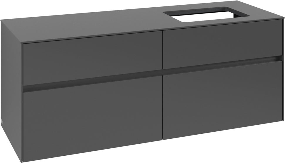 Villeroy & Boch Waschtischunterschrank Collaro C118 B0 1400 mm White Oak mit Beleuchtung und SoftClosing