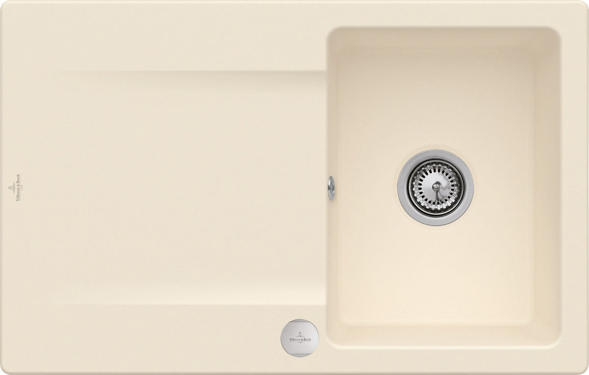 Villeroy & Boch Siluet 45 flat Einbauspüle 780x490mm Weiß Alpin CeramicPlus