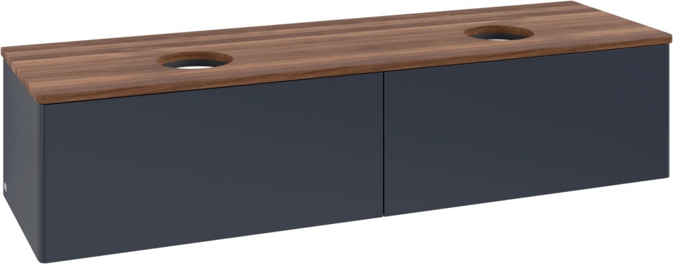 Villeroy & Boch Waschtischunterschrank Antao 1600 mm Anthrazit Matt – 2 Auszüge, SoftClosing