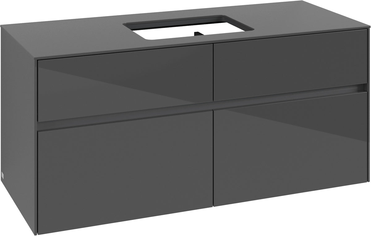 Villeroy & Boch Waschtischunterschrank Collaro C11200 Glossy White 1200 mm mit 4 Auszügen und SoftClosing
