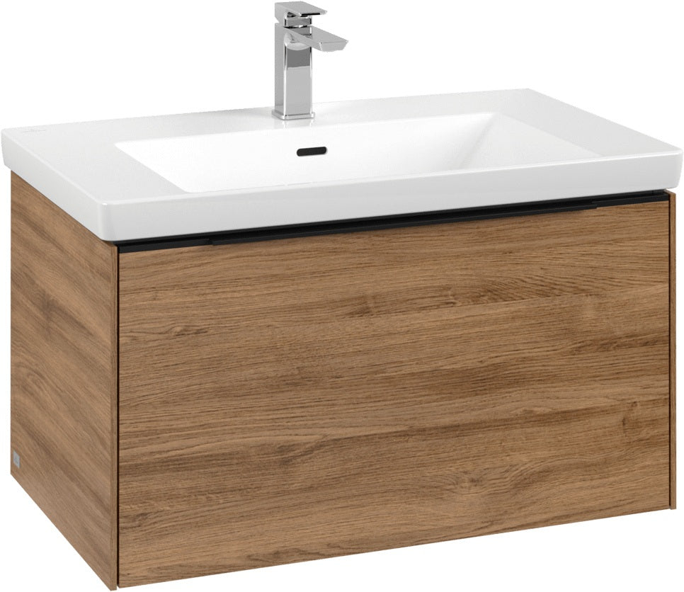 Villeroy & Boch Waschtischunterschrank Subway 3.0 C 573L0 Brilliant White mit Beleuchtung