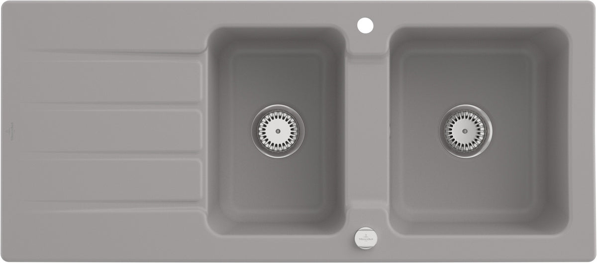 Villeroy & Boch Einbauspüle Architectura 80 338001R1 Weiß Alpin CeramicPlus 1160x510 mm