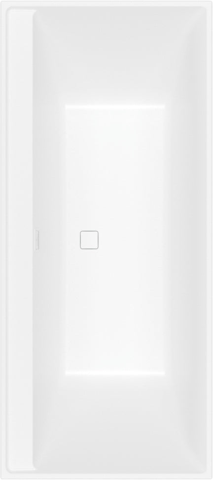 Villeroy & Boch Collaro Rechteck-Badewanne 1600x750mm Stone White – Matt, 2 Personen, Mittelablauf
