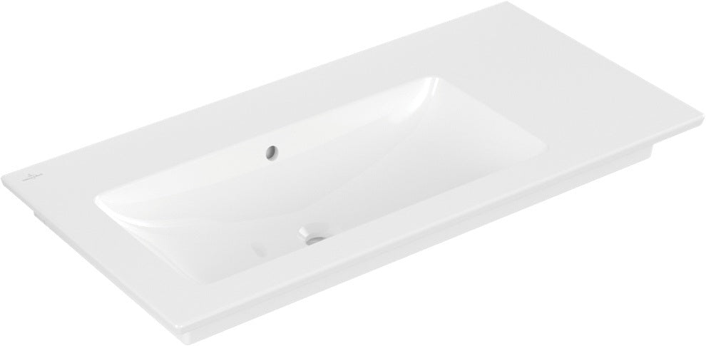 Villeroy & Boch Schrankwaschtisch Venticello 1000x500 mm Weiß Alpin, Becken links, mit Überlauf