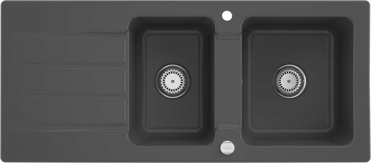 Villeroy & Boch Einbauspüle Architectura 80 338001R1 Weiß Alpin CeramicPlus 1160x510 mm