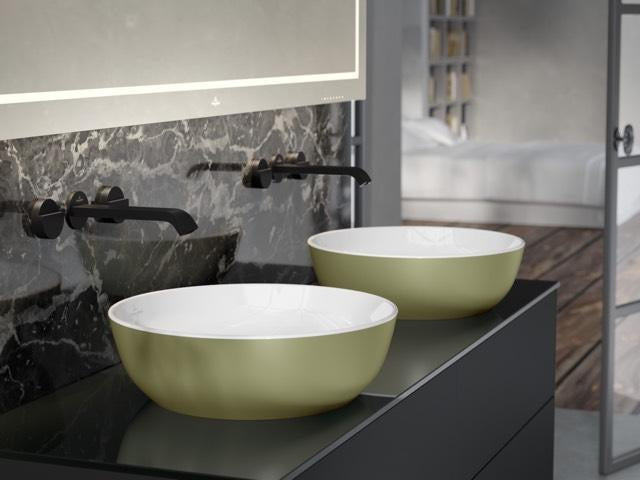 Villeroy & Boch Artis Aufsatzwaschbecken 430 mm rund French Linen TitanCeram