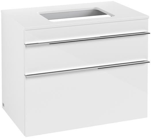 Villeroy & Boch Venticello Waschtischunterschrank 757 mm Glossy White mit 2 Auszügen