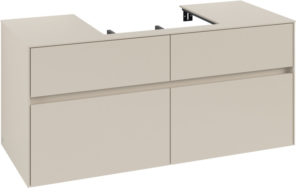 Villeroy & Boch Waschtischunterschrank Collaro C08100 1200 mm Cashmere Grey mit 4 Auszügen