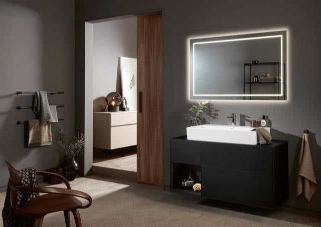 Villeroy & Boch Finion Waschbeckenunterschrank 1200 mm Glossy White mit Beleuchtung