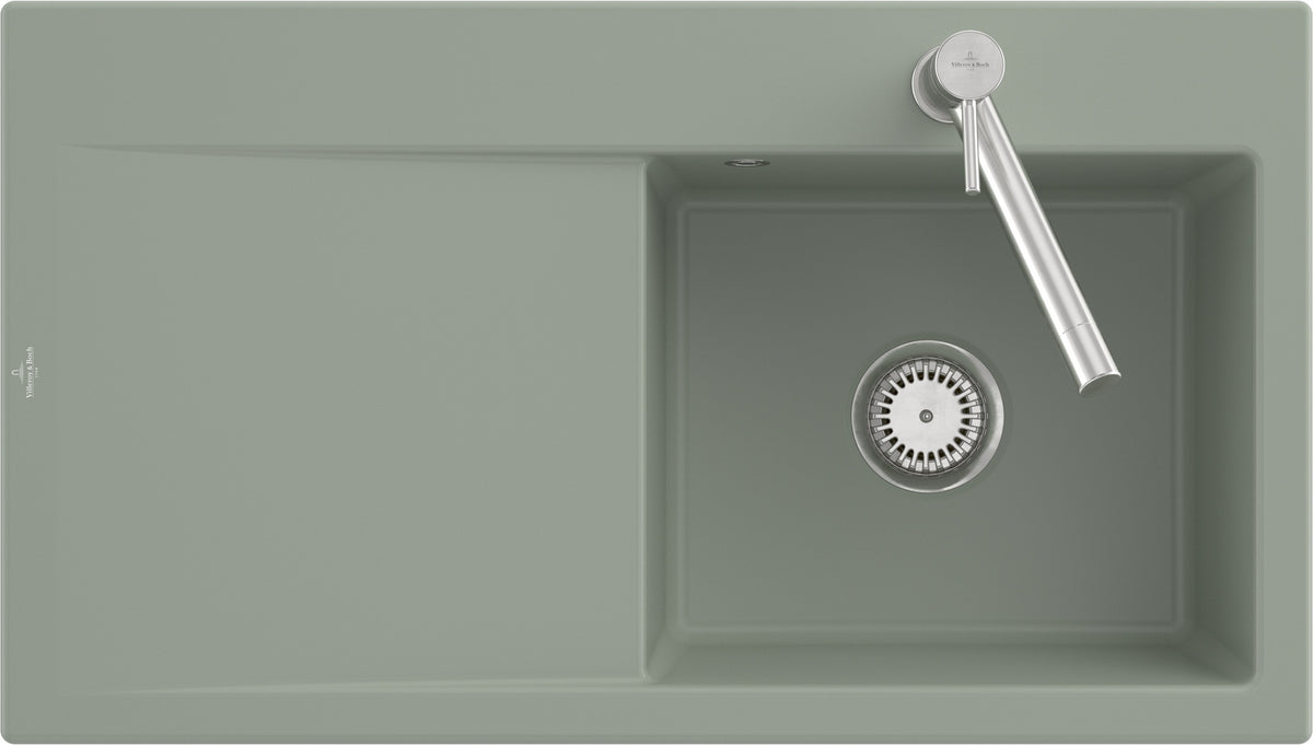 Villeroy & Boch Einbauspüle Subway Style 50 Weiß Alpin CeramicPlus 900 mm