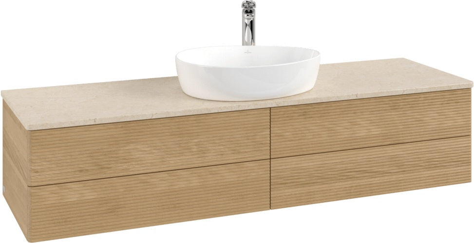 Villeroy & Boch Waschtischunterschrank Antao 1600 mm Glossy White Lacquer mit 4 Auszügen