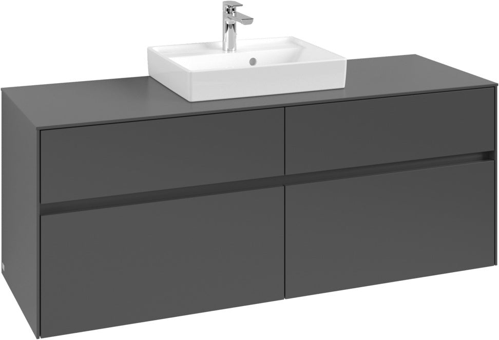 Villeroy & Boch Waschtischunterschrank Collaro C073 White Oak 1400 mm mit SoftClosing