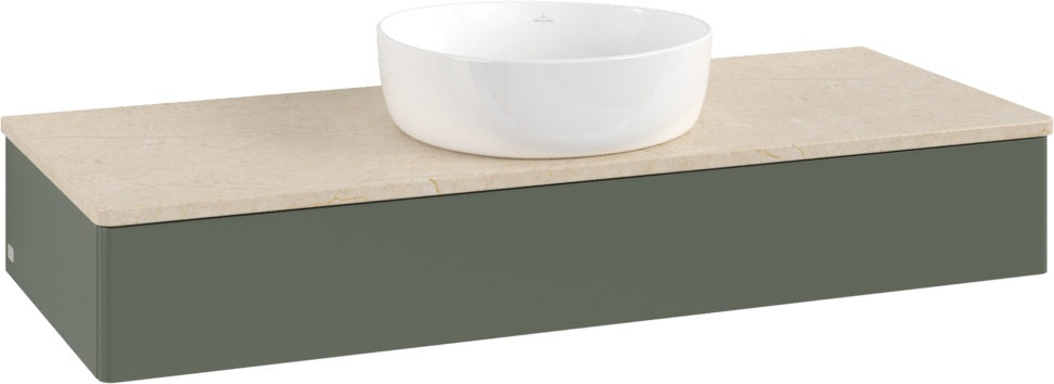 Villeroy & Boch Antao Waschbeckenunterschrank K10013 1200 mm Anthrazit Matt – 1 Auszug, Push-to-Open