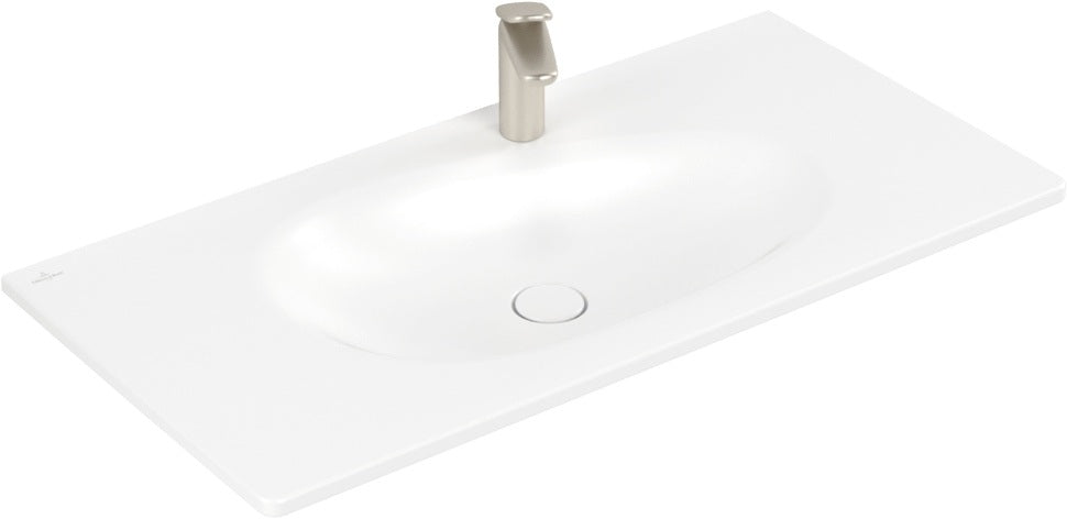 Villeroy & Boch Schrankwaschtisch Antao 800 mm Almond CeramicPlus Rechteck mit Überlauf