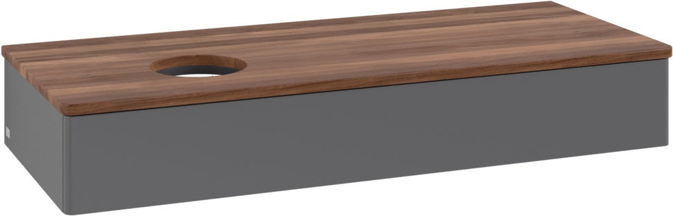 Villeroy & Boch Waschbeckenunterschrank Antao 1200 mm Anthrazit Matt mit Auszug