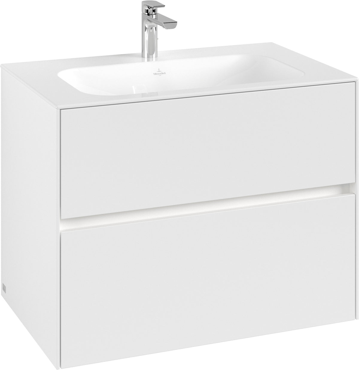 Villeroy & Boch Waschbeckenunterschrank Collaro C13800 White Oak – 796 mm, 2 Auszüge, SoftClosing