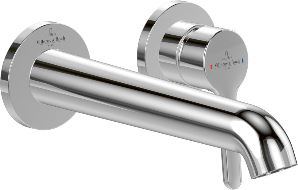 Villeroy & Boch Skyla Waschtischarmatur Matt Black – Einhebelmischer mit AirPlus & AquaSmart