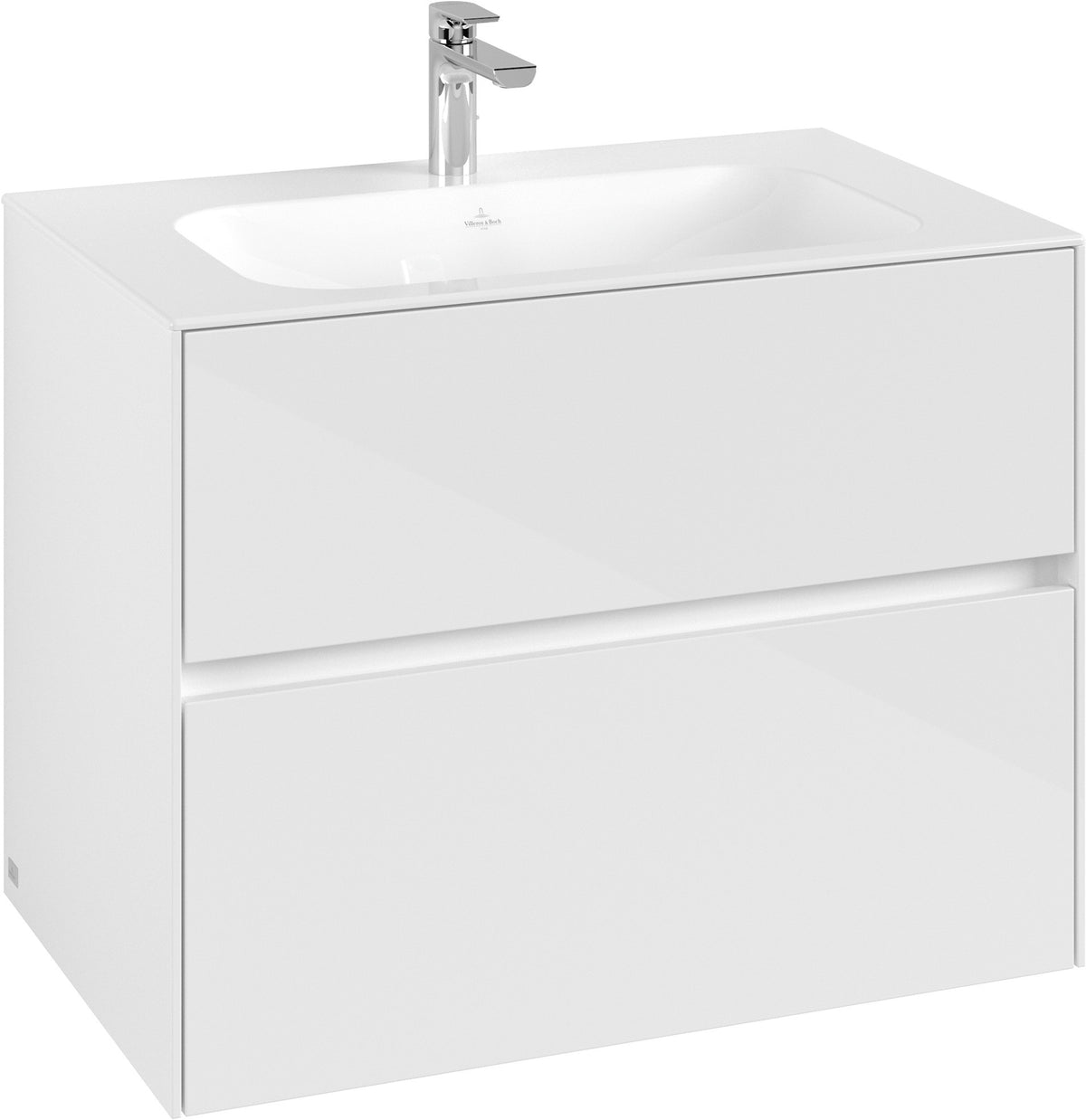 Villeroy & Boch Waschbeckenunterschrank Collaro C13800 White Oak – 796 mm, 2 Auszüge, SoftClosing