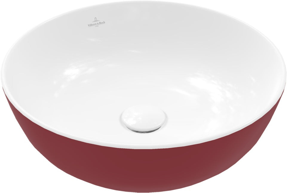 Villeroy & Boch Artis Aufsatzwaschbecken 430 mm rund French Linen TitanCeram