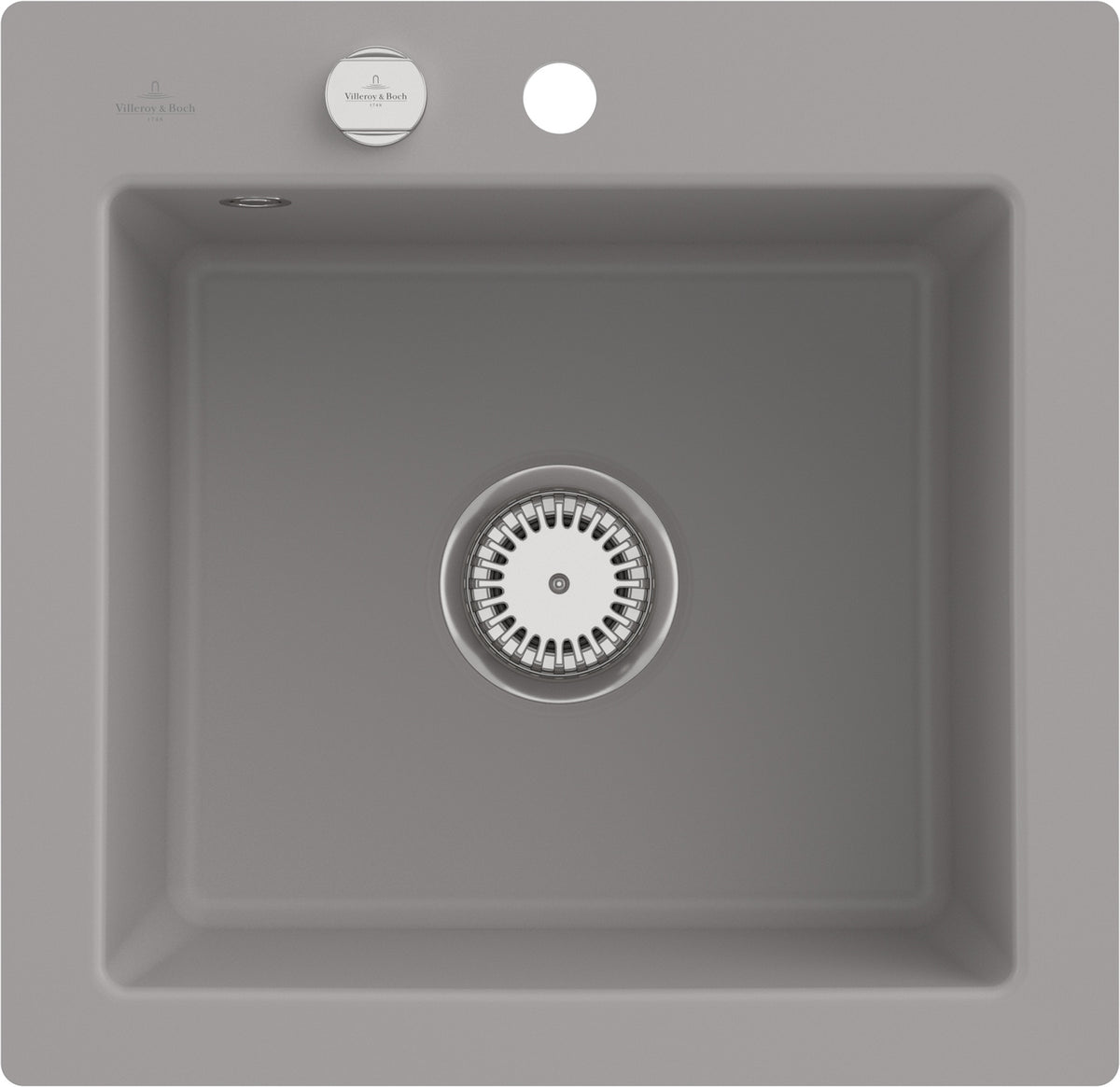 Villeroy & Boch Subway 50 S flat Flächenbündige Spüle 490x475mm Weiß Alpin CeramicPlus