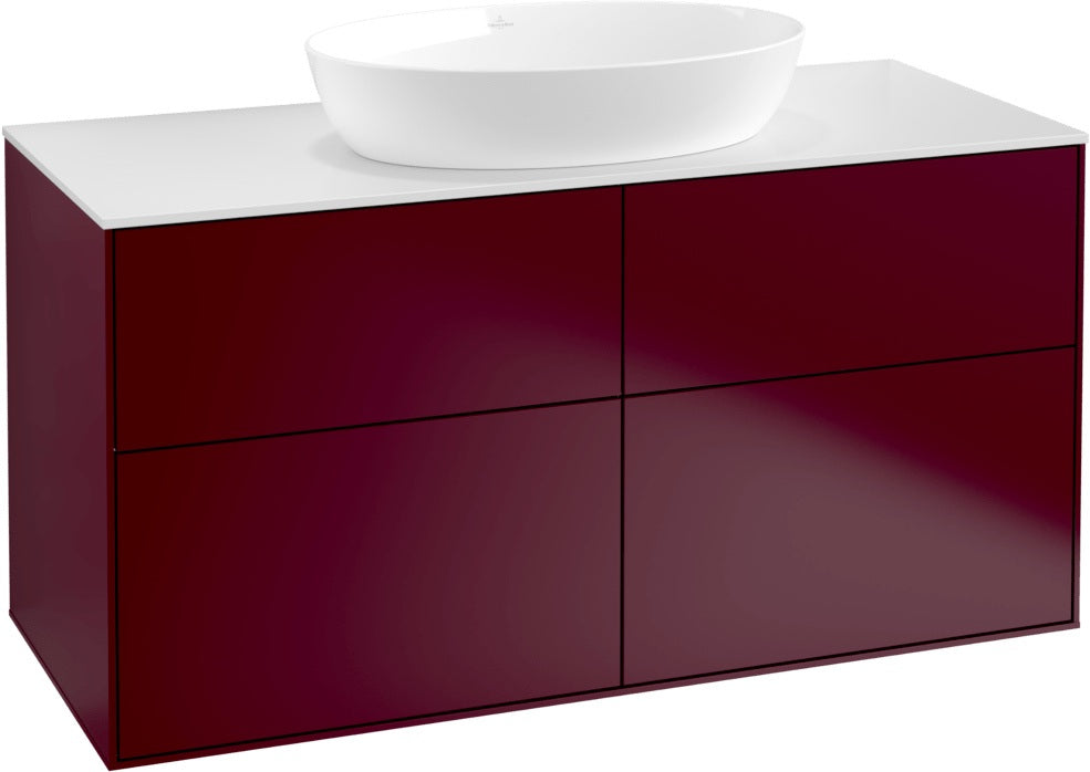 Villeroy & Boch Finion Waschbeckenunterschrank FA3200 1200 mm Glossy White Lacquer