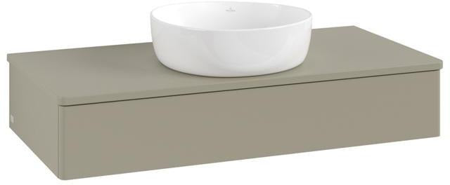 Villeroy & Boch Antao Waschtischunterschrank 1000 mm, 1 Auszug, Stone Grey Matt, wandhängend