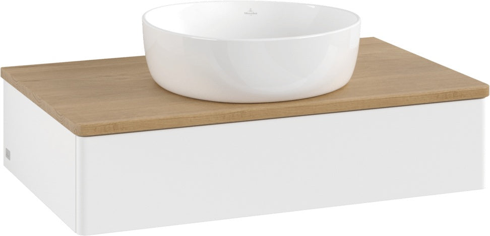Villeroy & Boch Antao Waschbeckenunterschrank 800 mm White Matt Lack mit LED-Beleuchtung