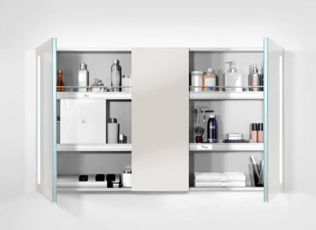 Villeroy & Boch My View 14+ Spiegelschrank 1200 mm mit LED-Beleuchtung und Front- & Innenspiegel