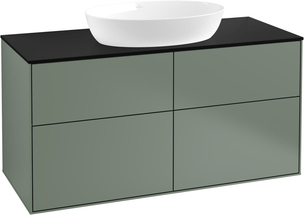 Villeroy & Boch Finion Waschbeckenunterschrank 1000 mm Glossy White Lacquer mit Beleuchtung