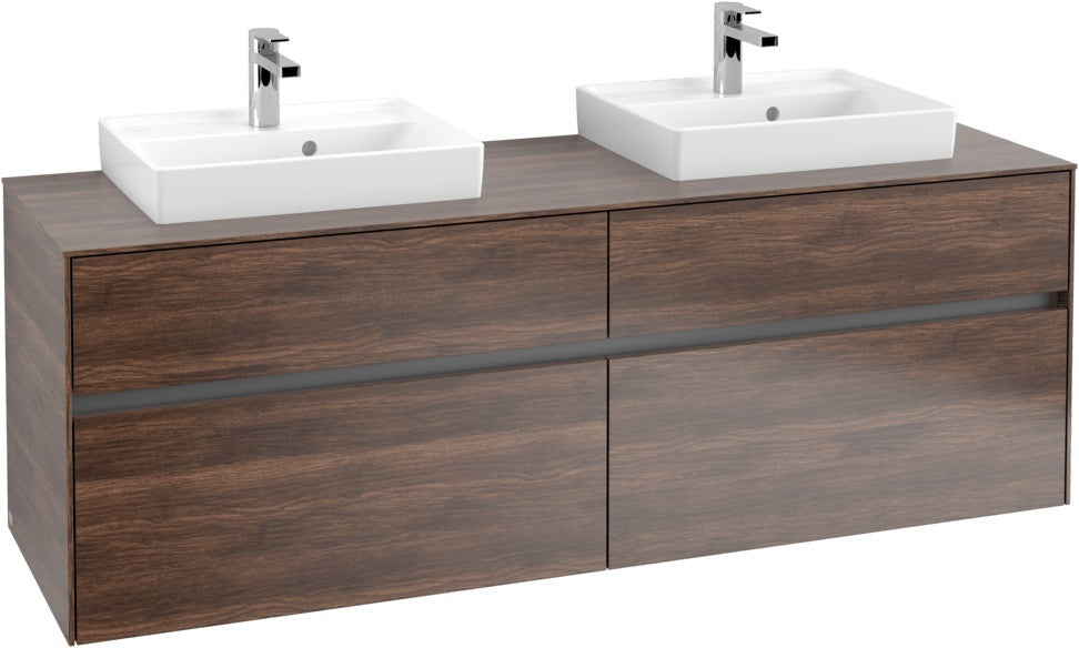 Villeroy & Boch Waschtischunterschrank Collaro C021 Arizona Oak 1600 mm mit 4 Auszügen