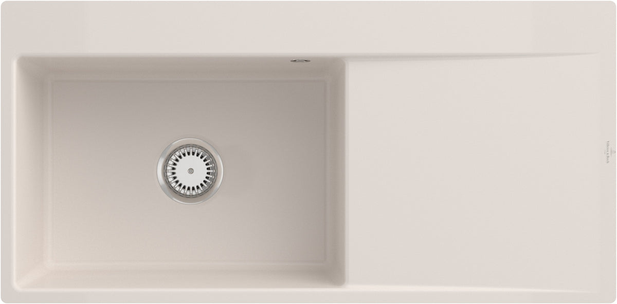 Villeroy & Boch Subway Style 60 Flat Flächenbündige Spüle 980x490mm Weiß Alpin CeramicPlus