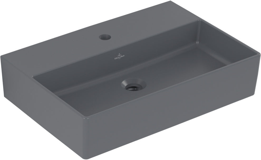 Villeroy & Boch Memento 2.0 Wandwaschbecken 600 mm Graphite CeramicPlus