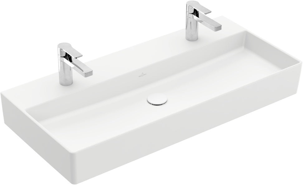 Villeroy & Boch Memento 2.0 Wandwaschbecken 1000 mm Graphite CeramicPlus – matt, rechteckig, TitanCeram