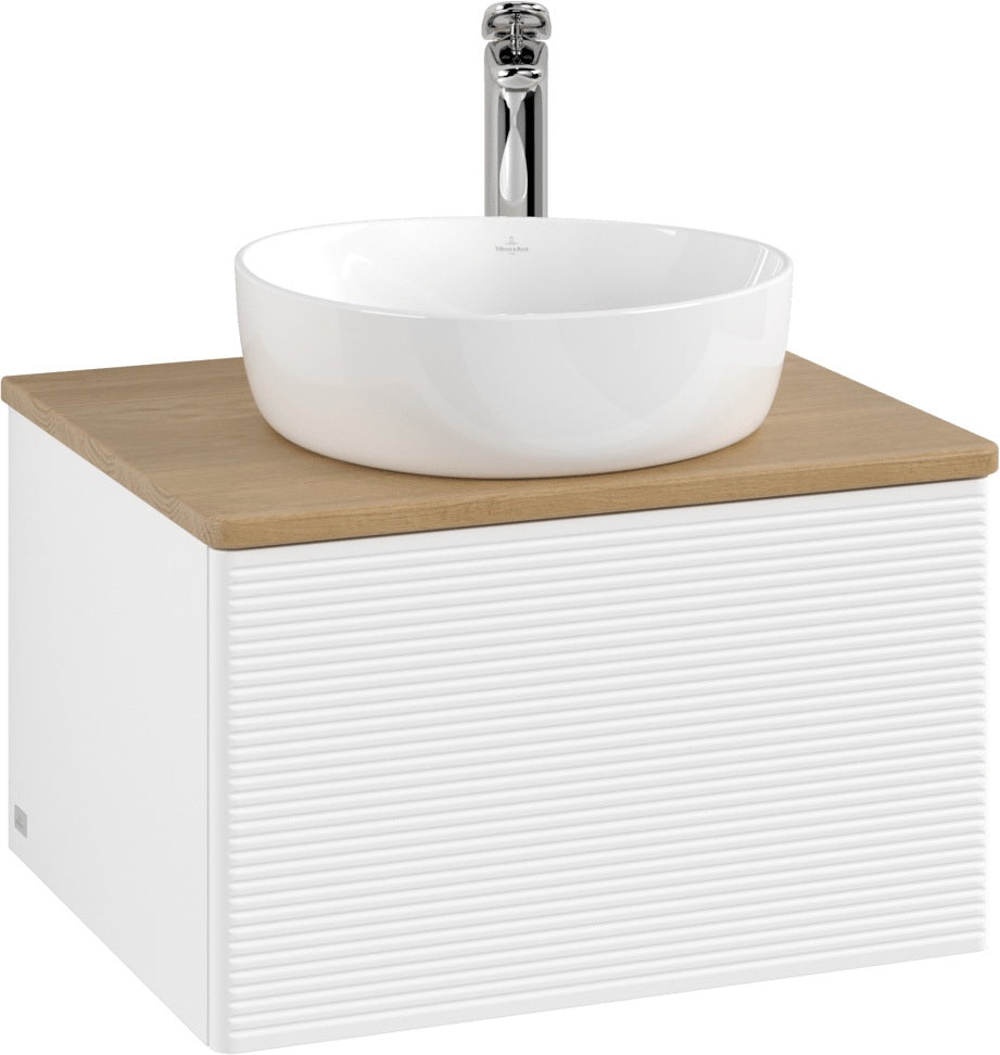 Villeroy & Boch Waschtischunterschrank Antao 600 mm White Matt Lacquer mit LED-Auszugsbeleuchtung