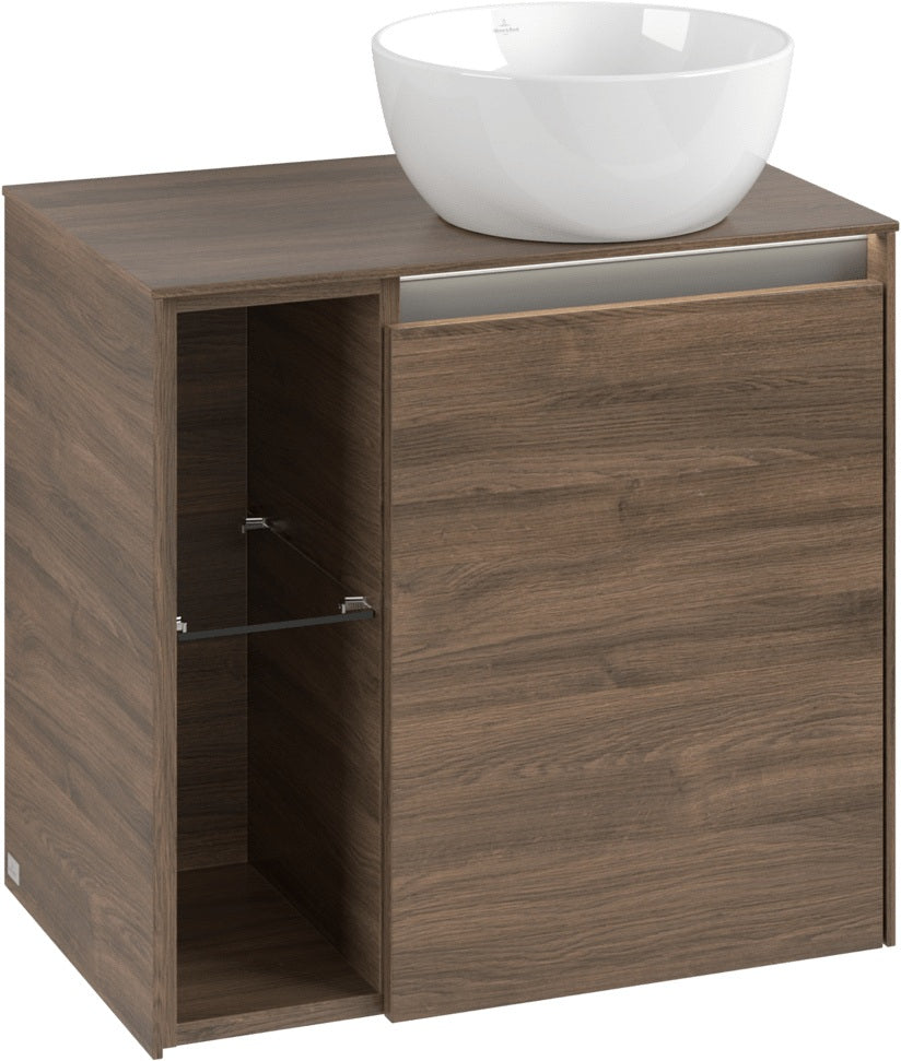 Villeroy & Boch Waschbeckenunterschrank Collaro C151 B0 600x548x380mm White Oak mit Beleuchtung