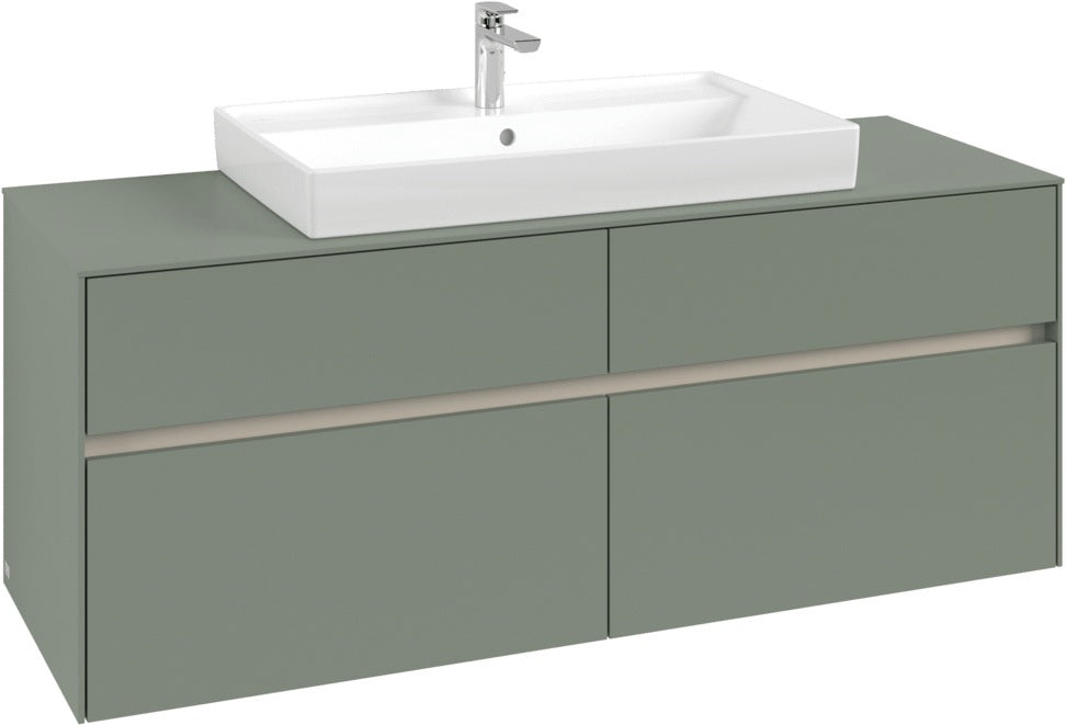 Villeroy & Boch Waschtischunterschrank Collaro C088 1400 mm White Oak, 4 Auszüge, SoftClosing