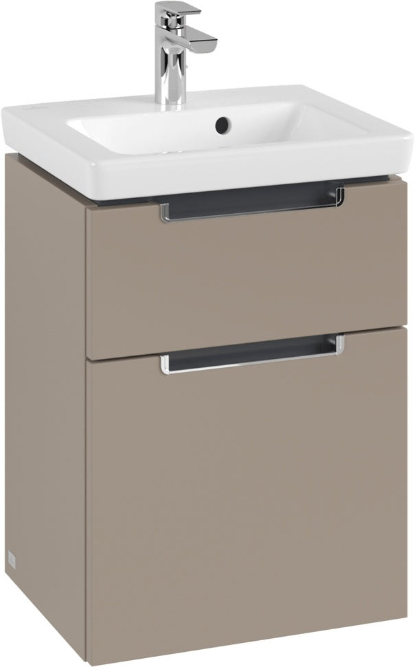Villeroy & Boch Subway 2.0 Waschtischunterschrank A90610 Taupe 440 mm mit SoftClosing