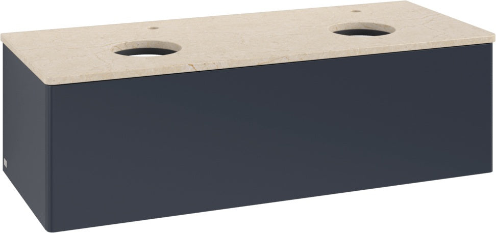 Villeroy & Boch Waschtischunterschrank Antao 1200 mm Anthrazit Matt Lackiert mit Auszug