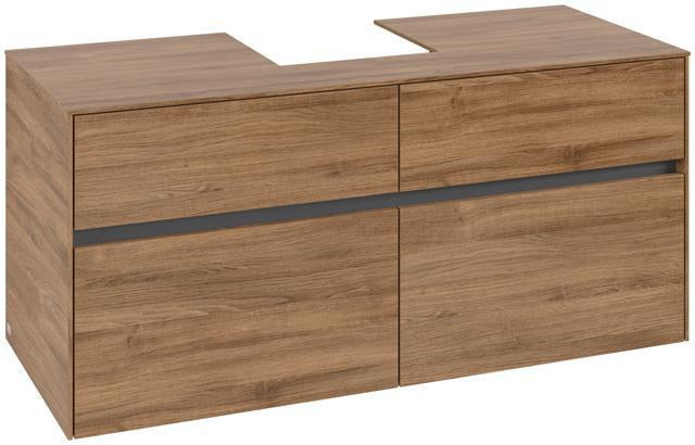 Villeroy & Boch Waschbeckenunterschrank Collaro 1200 mm Kansas Oak mit 4 Auszügen