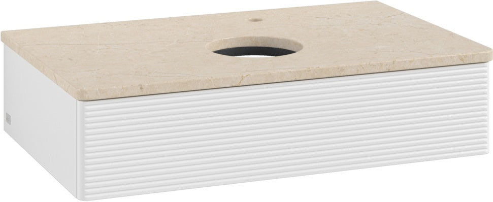 Villeroy & Boch Waschtischunterschrank Antao 800 mm Glossy White Lacquer mit Auszug