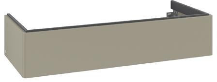 Villeroy & Boch Antao Waschtischunterschrank 1188 mm Stone Grey Matt mit Push-Open