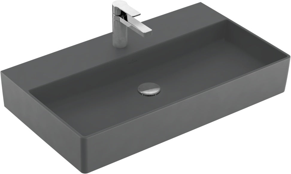 Villeroy & Boch Wandwaschbecken Memento 2.0 4A2281 800x470mm Graphite CeramicPlus