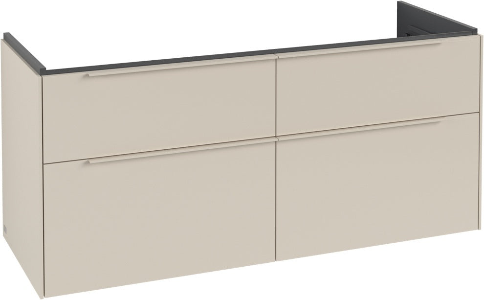 Villeroy & Boch Subway 3.0 Waschtischunterschrank 1272 mm Brilliant White mit 4 Auszügen