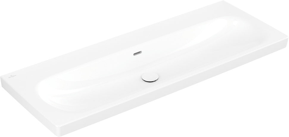 Villeroy & Boch Doppelwaschtisch Skyla 5A51C6 1200x460x160mm Rechteck Weiß Alpin